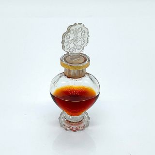 Glass Snowflake Perfume Bottle with Liquid