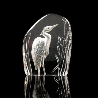 Wedgwood Crystal Heron Paperweight