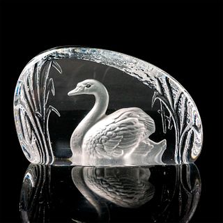 Wedgwood Crystal Swan Paperweight