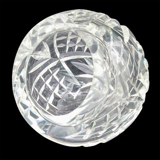 Vintage Globular Glass Ashtray