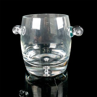 Modern Ice Bucket with Scrolled Handles