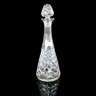 Mid-Century Style Cut Glass Decanter with Stopper
