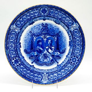 Royal Doulton Gilded Commemorative King George V Plate