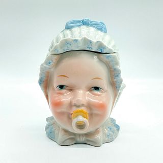 Vintage Baby Head Lidded Jar