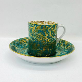 Staffordshire Bone China Demitasse Cup and Saucer