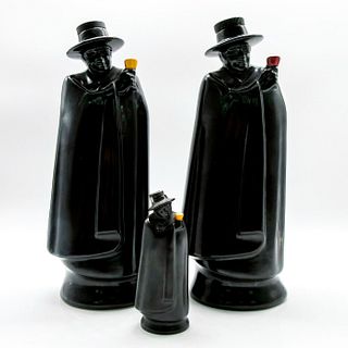 3pc Set Royal Doulton Sandeman Figural Bottle Decanters