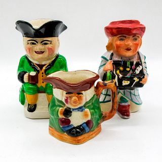 3pc Toby Jugs, Various Characters
