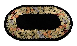 Oval Hooked Rug