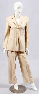 VALENTINO WOOL AND SILK BLEND PANT SUIT