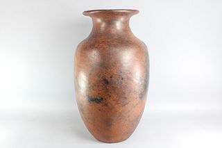 Very Large Terracotta Cocuchas Pottery Floor Vase