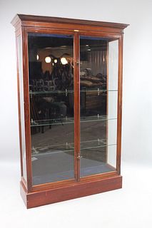 Glass Display Museum Curio Cabinet, F. Maund & E. Berg London