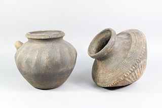 Pair of Ancient Style Pottery Pots,Jars