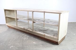 10 Foot Country Store Display Counter Open Sleves
