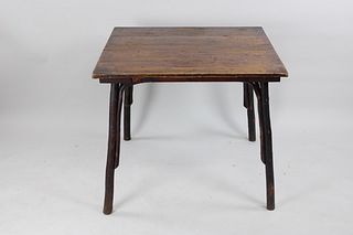Primitive Old Hickory Style Dining Table