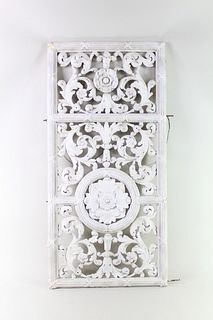 Architectural Victorian Floral Window Grate