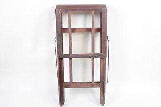 Small Adjustable Wooden Wallpaper Quilt Display Stand
