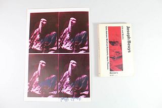 Joseph Beuys Flight to America Photo Print Proof Signed