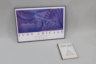 Judy Chicago Poster & The Dinner Party Bibliography