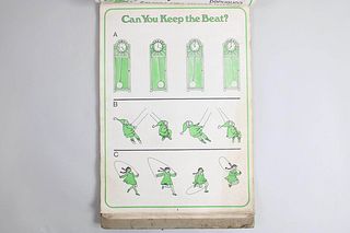 Oversized Children's Charts Booklet, Threshold to Music Eleanor Kidd 1974