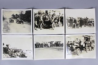 Set of 6 Photos, Vanderbilt Cup Race Ford Automobile 1900s