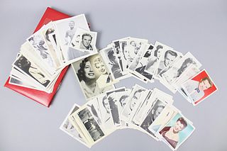Collection of 183 Movie Stills, Headshot Photos & Postcards, Mid 20th C Hollywood