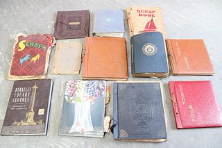 Lot of 12 Scrapbooks from the 1930s & 40s