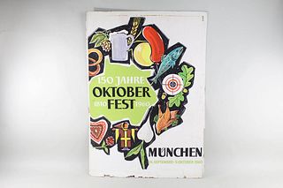 Mid-Century Modern Octoberfest Poster Original Artwork Painting No.1