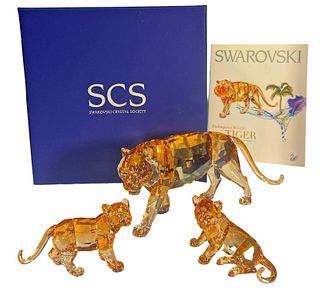 SWAROVSKI Crystal Tigers 
