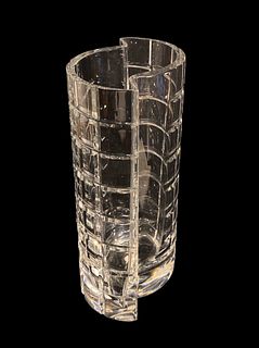 Modernist TIFFANY & CO Crystal Vase 