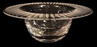TIFFANY & CO Art Deco Crystal Glass Bowl 