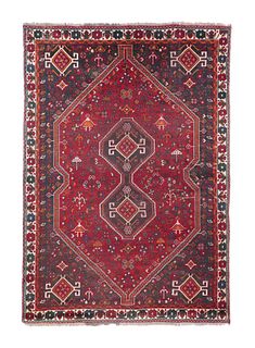 Vintage Shiraz Rug, 5’6” x 7’10” (1.68 x 2.39 M)