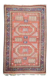 Antique Kazak Rug, 5’5” x 8’6" (1.65 x 2.59 M)