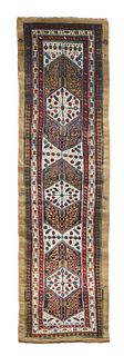 Antique Bakhshaish Long Rug, 3’8" x 13’7” (1.12 x 4.14 M)