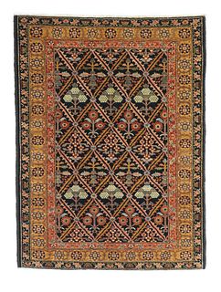 Persian Bakhshayesh Rug, 4'1" x 5’10” (1.24 x 1.78 M)