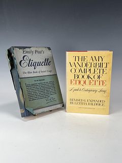 EMILY POST & AMY VANDERBILT ETIQUETTE BOOKS 