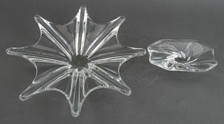 Baccarat Mid-Century Modern Crystal Centerpiece, 2