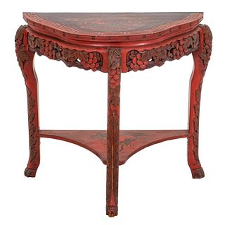 Chinese Style Lacquer Small Console Table