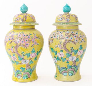 Chinese Porcelain Ginger Jar with Lid, 2