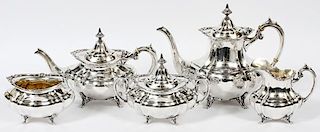 REED AND BARTON HAMPTON COURT STERLING COFFEE SET