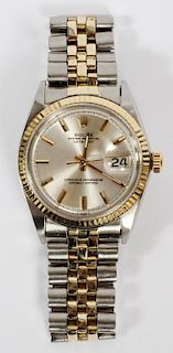 ROLEX OYSTER PERPETUAL DATEJUST WRISTWATCH