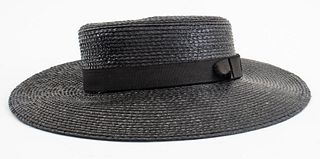 Yves St. Laurent Rive Gauche Straw Hat Style A651