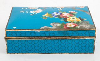 Chinese Cloisonne Enamel Jewelry Box
