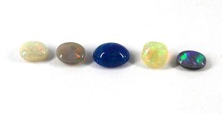 5.60 cttw. Loose Mixed-Cut Opal Stones, 5