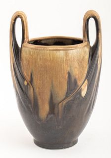 French Art Nouveau Denbac Ceramique Vase, 1900