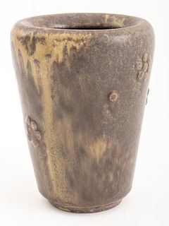 American Studio Art Pottery Small Vase, Signed