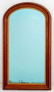 American Italianate Part Gilt Walnut Mirror, 1870s