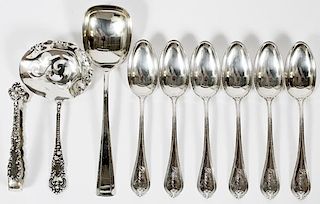 STERLING TEASPOONS AND 3 OTHERS