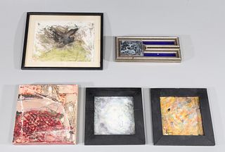 Group of Five Modernist Artworks