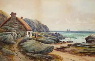 James Ivey (19th/20th Century) Attributed, Coastal Landscape