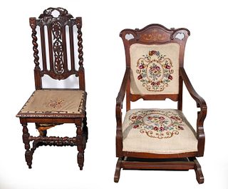 Group of Two Antique Chairs
